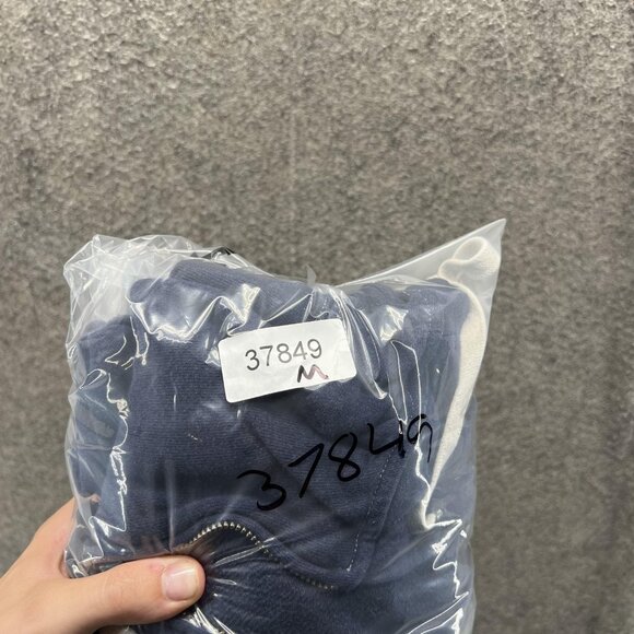 True Religion Hoodie Mens Medium Blue Classic Logo Zip Up Hooded Sweatshirt - Picture 10 of 10